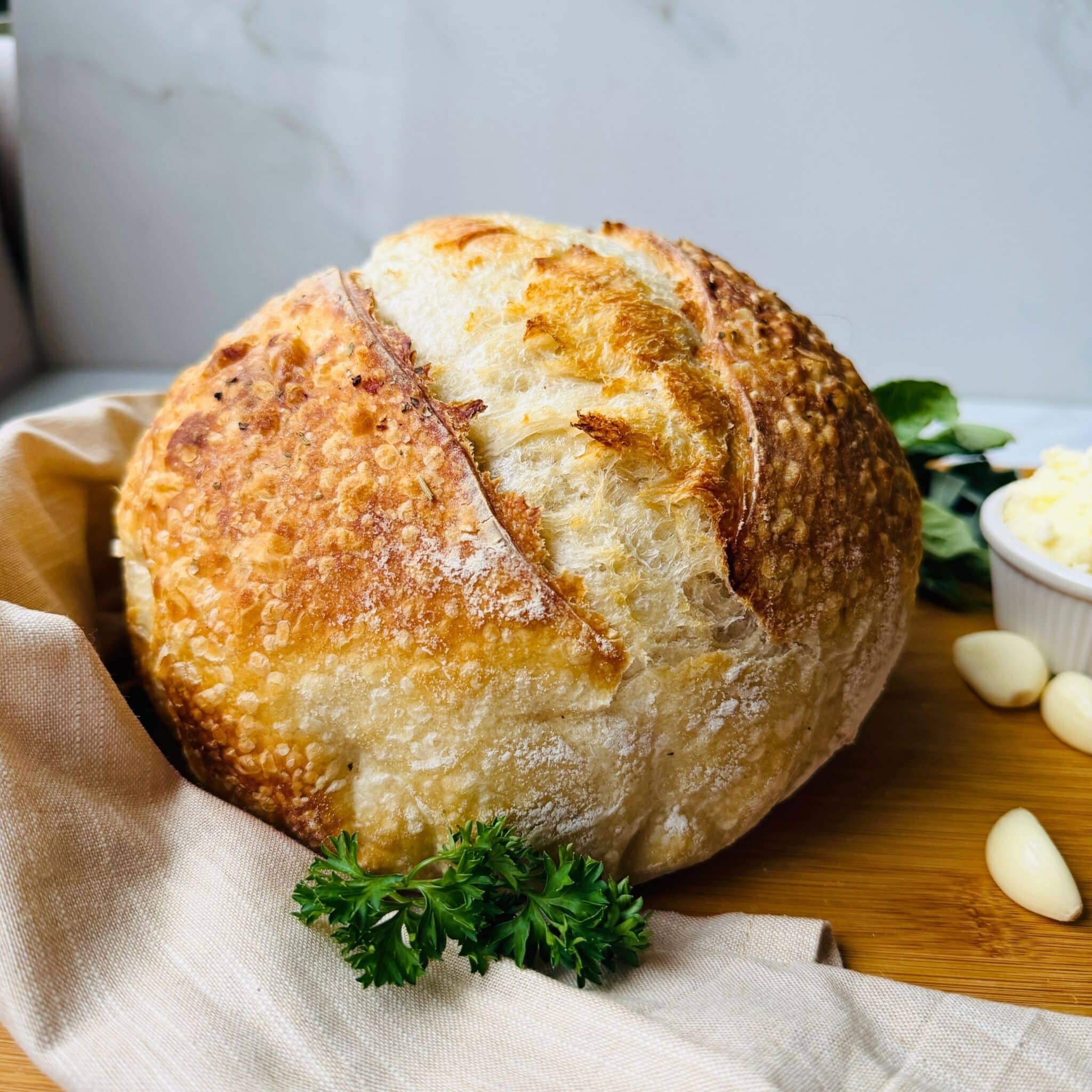 North Florence Bakehouse: Artisan Rosemary Garlic Sourdough