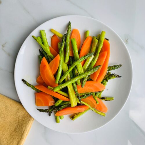 Asparagus and carrot
