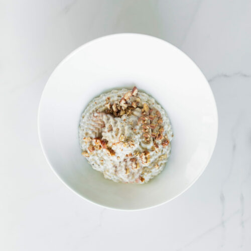 Banana walnut chia pudding