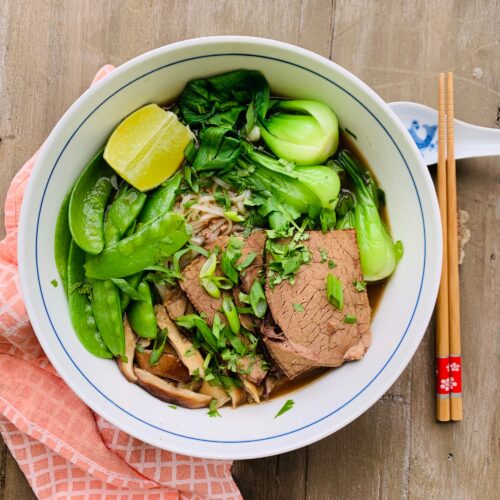 Vietnamese pho noodle soup