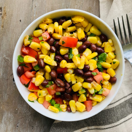 Black bean and corn salad