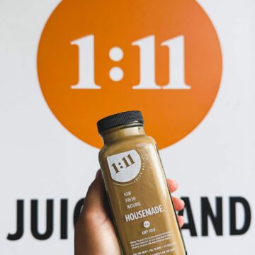 1:11 Juice: Pumpkin Cold Brew Latte