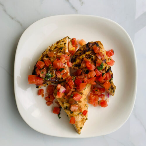 Chicken bruschetta