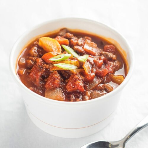 Vegan: smoky chili