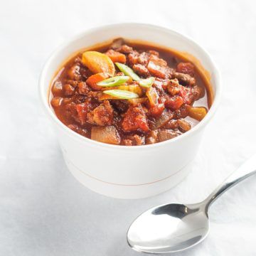 soup: Smoky beef chili