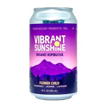 Vibrant Sunshine Kombucha: Flower child