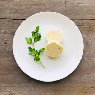 Roasted garlic compound butter