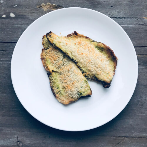 Garlic parmesan flounder