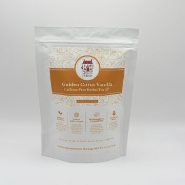 Maison Florette: Golden Citrus Vanilla Caffeine Herbal Tea