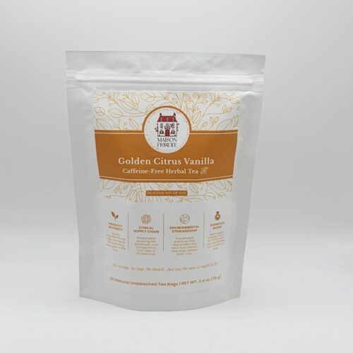 Maison Florette: Golden Citrus Vanilla Caffeine Herbal Tea