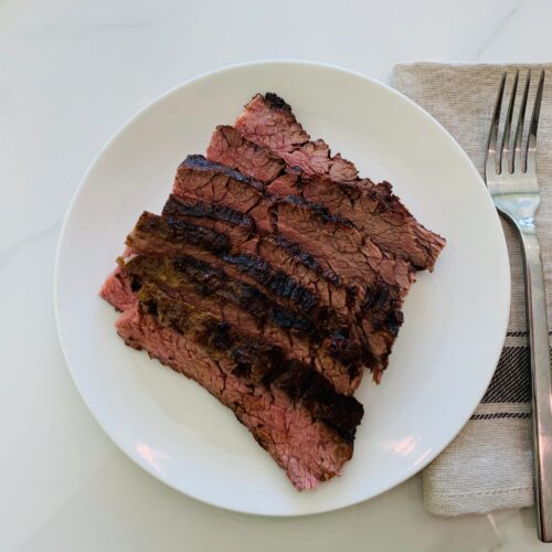Grilled flank steak