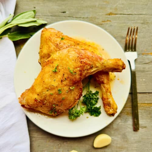 Herb roasted chicken leg quarters