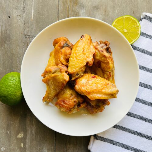 Honey lime chicken wing