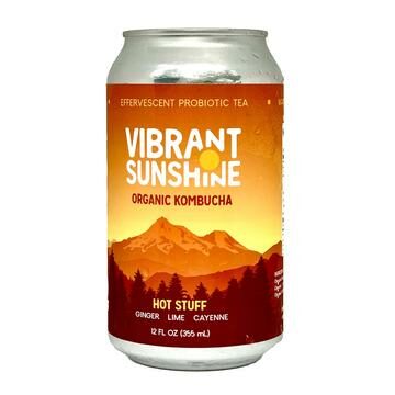 Vibrant Sunshine Kombucha: Hot Stuff