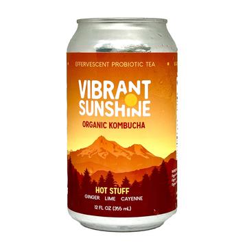 Vibrant Sunshine Kombucha: Hot Stuff