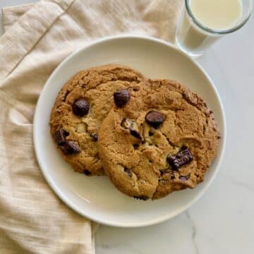 Big chocolate cookies