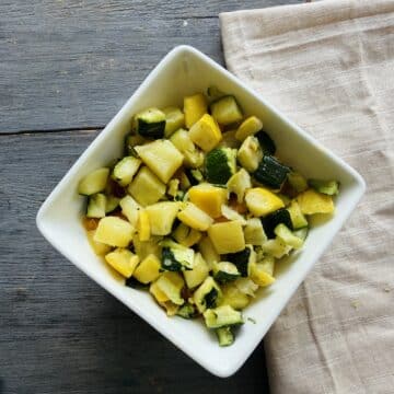 Zucchini and squash