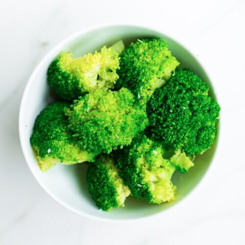 Steamed broccoli