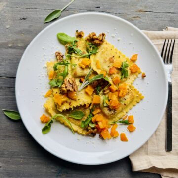 Butternut squash Ravioli
