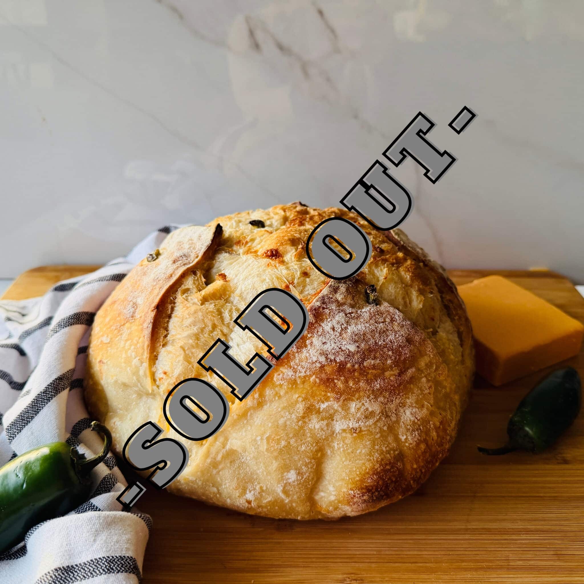 North Florence Bakehouse: Artisan Jalapeño cheddar Sourdough