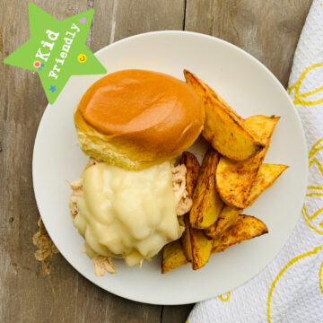 Kid's Menu: Chicken sliders with oven roasted potato