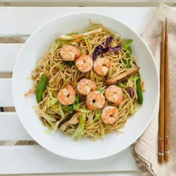 Lo mein -shrimp