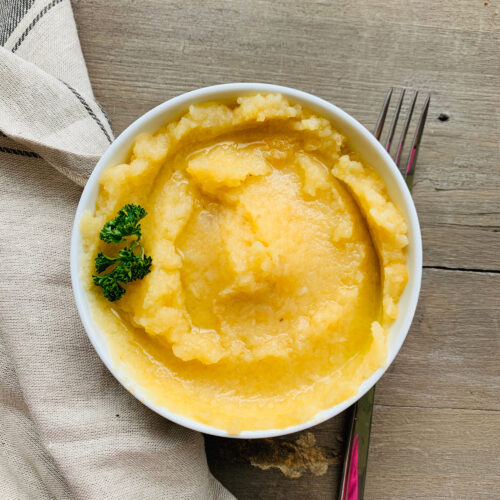 Mashed root vegetables