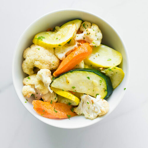 Oven roasted vegetables