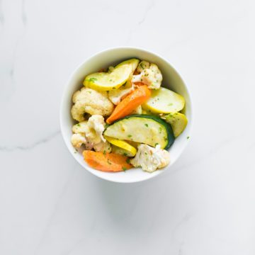 Oven roasted vegetables