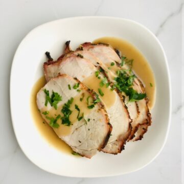 Herb roasted pork loin