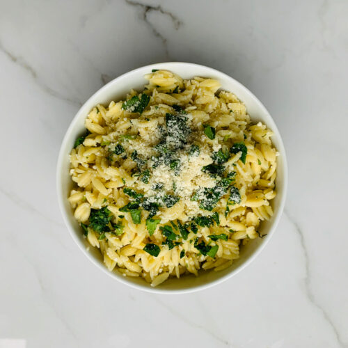 Parmesan orzo