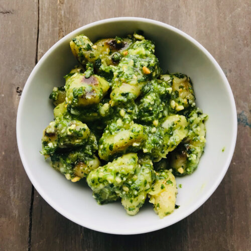 Pesto gnocchi