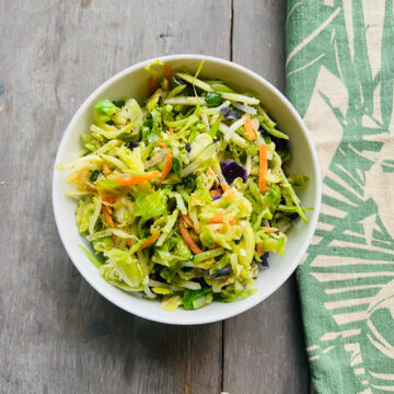 Sautéed Kohlrabi and brussel sprouts