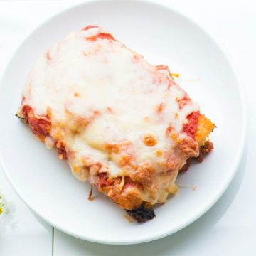Lasagna inspired spaghetti squash casserole