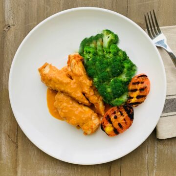 Creamy sundried tomato chicken with broccoli (Family)