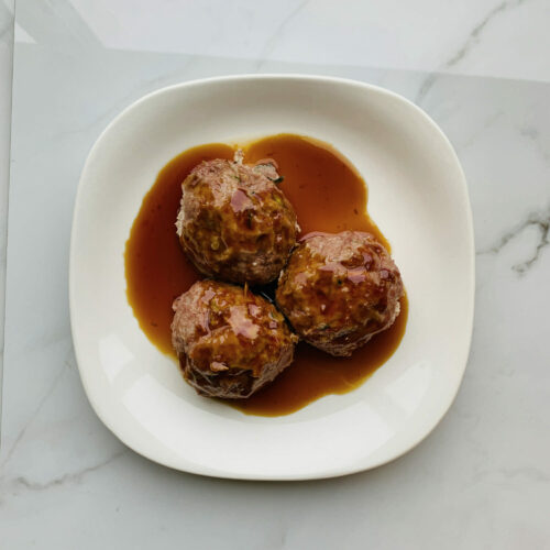 Teriyaki meatballs