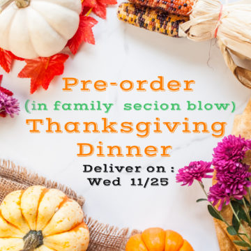 Thanksgiving Dinner Pre-order