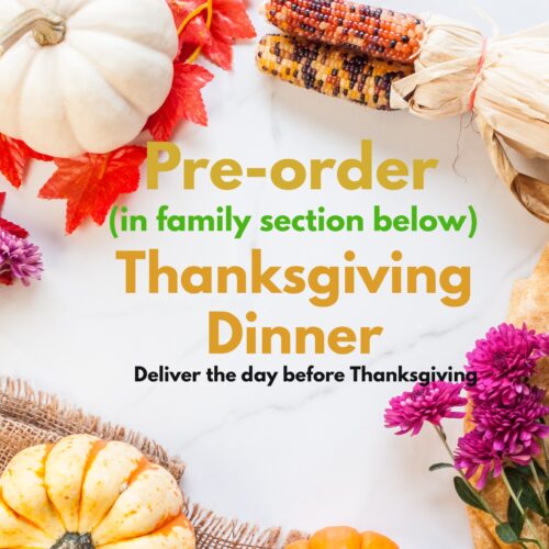 Thanksgiving Dinner Pre-order