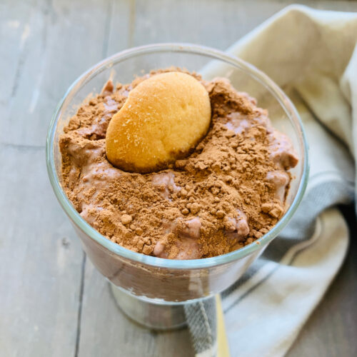 Tiramisu chia pudding