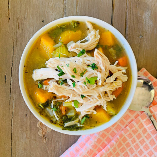 Soup: Tuscan chicken and bean