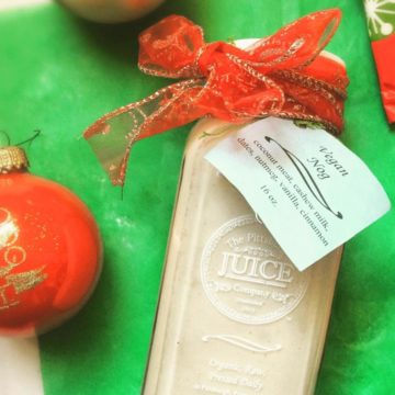 Pittsburgh Juice Company: vegan nog (unpasteurized)