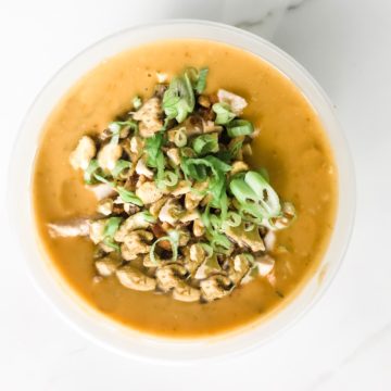Vegan: Pistachio butternut squash soup