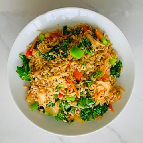 Vegan/Vegetarian: vegetable fried rice