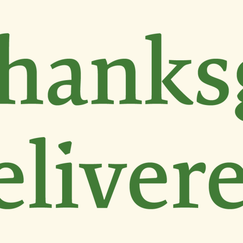 Thanksgiving meals pre-order banner