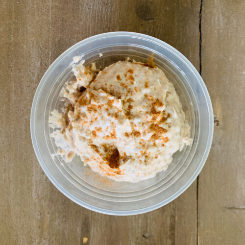 Holiday rice pudding