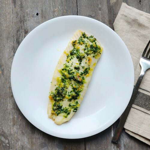 Herb crusted Sole