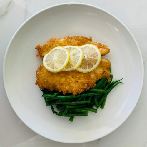 Chicken Romano with french green beans(Family)