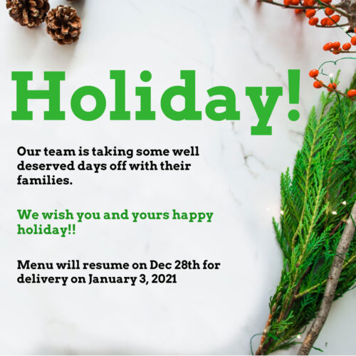 We are closed