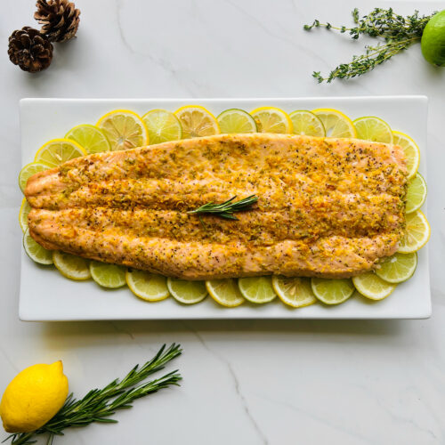 Christmas: Cold citrus salmon filet (Delivery on 12/23)