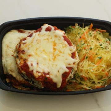 Vegetarian: eggplant Parmesan